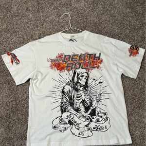 White Graphic Men's Shirt